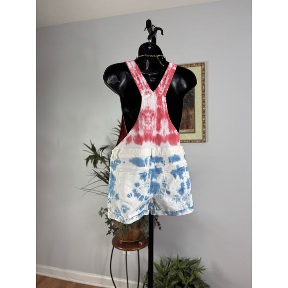 SO Junior Size 12 Romper Bib Shortalls Americana Denim 4 Pockets Designed K2k - Picture 3 of 7